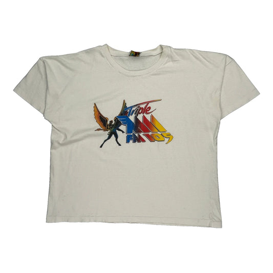 Unbranded Single Stitch T-Shirt - XL White Cotton