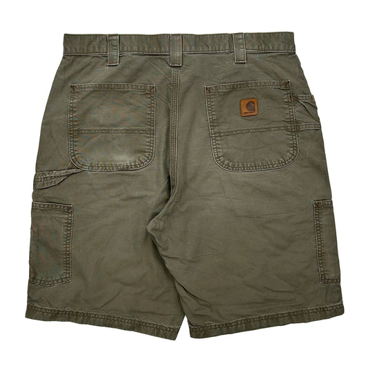 Vintage Carhartt Carpenter Shorts - 35W 10L Brown Cotton