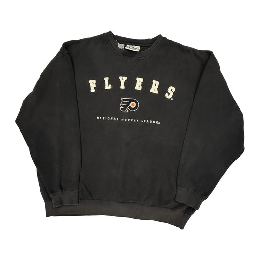 Flyers Lee Sport Graphic Sweatshirt - XL Black Cotton Blend