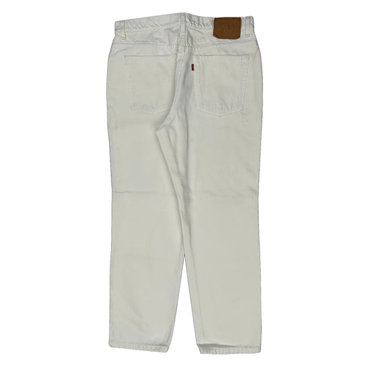 Vintage Levis Jeans - 33W UK 14 White Cotton