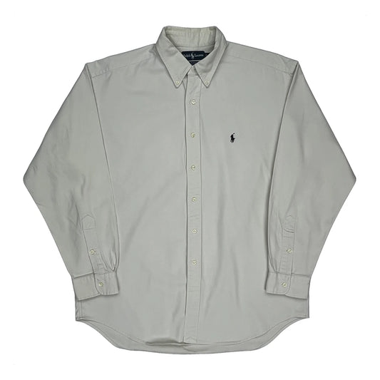 Ralph Lauren Shirt - Large Cream Cotton