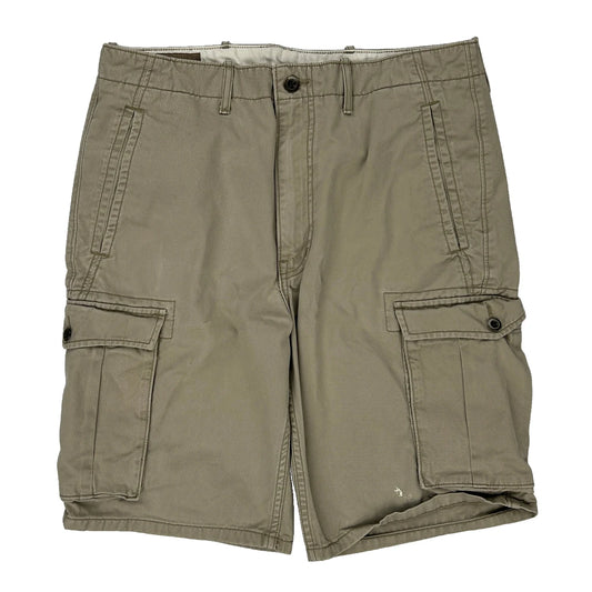 Levis Cargo Shorts - 34W 10L Khaki Cotton