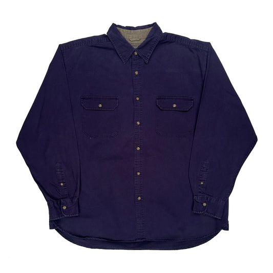 Faded Glory Shirt - XL Purple Cotton