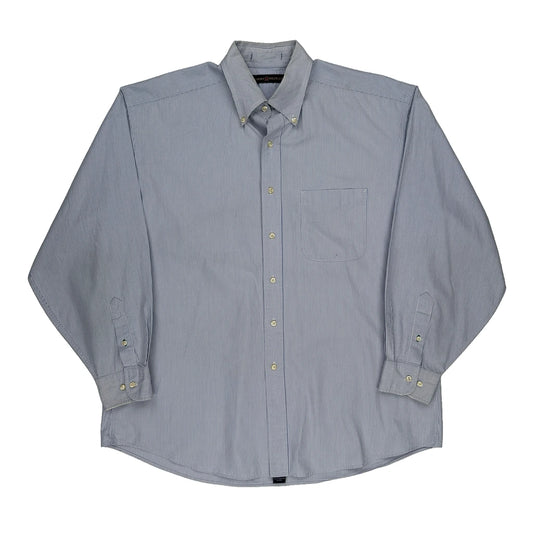 Tommy Hilfiger Striped Shirt - 2XL Blue Cotton