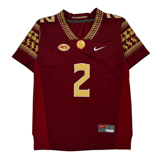 Acc Nike Football Jersey - Large Red Polyester