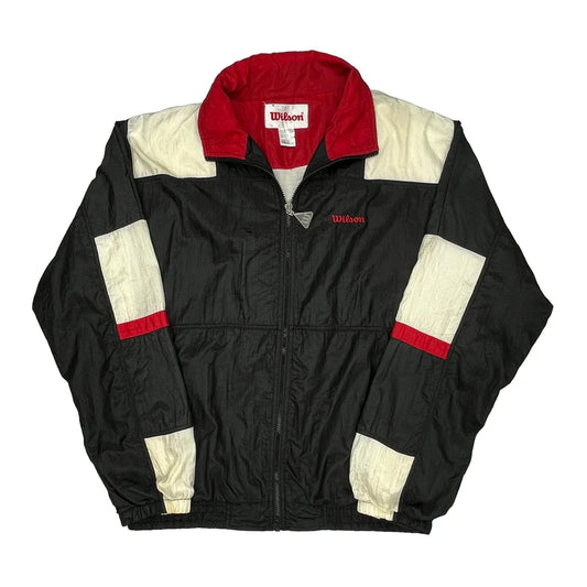 Vintage Wilson Windbreaker - Large Black Cotton