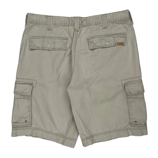 Levis Cargo Shorts - 36W 11L Beige Cotton