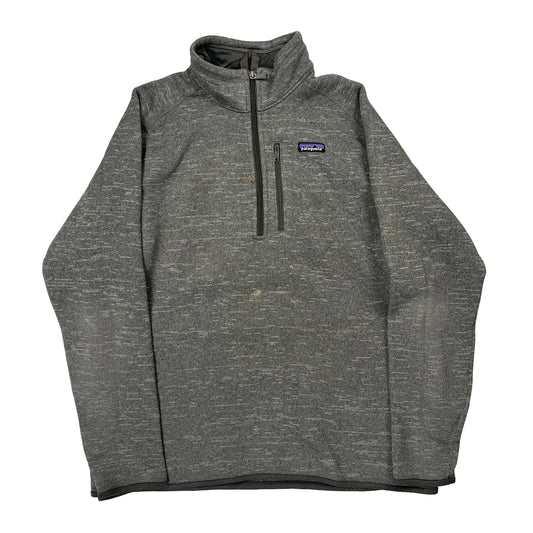 Patagonia 1/4 Zip - 2XL Grey Polyester