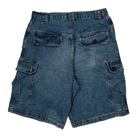 Suburban Cargo Shorts - 31W 10L Blue Denim