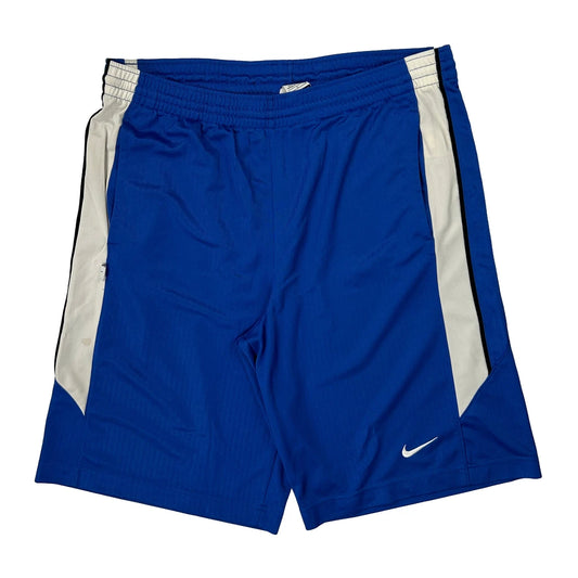 Dri-Fit Nike Sport Shorts - Large Blue Polyester