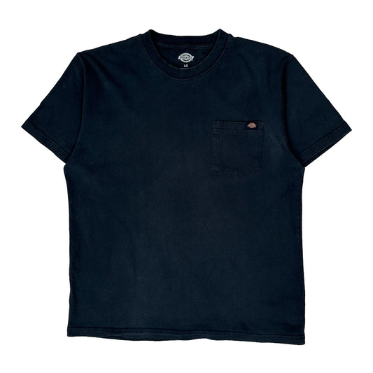 Vintage Dickies T-Shirt - Large Navy Cotton