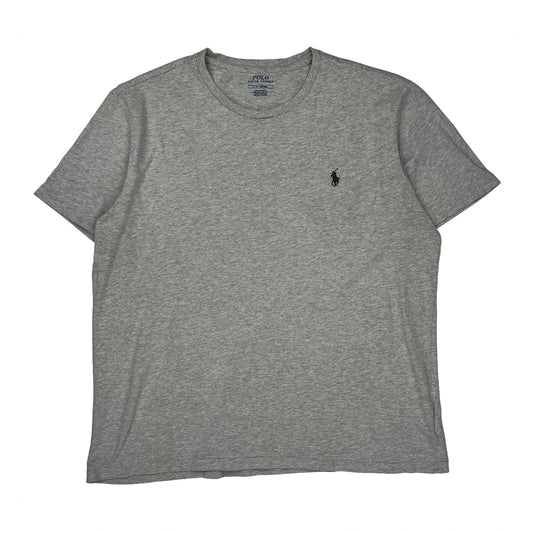 Ralph Lauren T-Shirt - Large Grey Cotton
