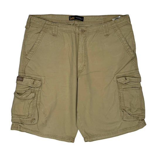 Lee Cargo Shorts - 38W 10L Beige Cotton