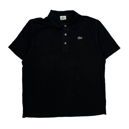 Vintage Lacoste Polo Shirt - XL Black Cotton