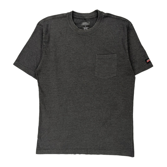 Dickies T-Shirt - Large Grey Cotton Blend