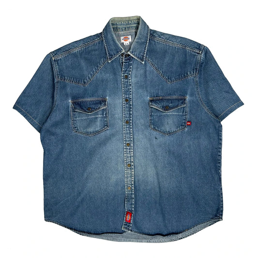 Dickies Denim Shirt - XL Blue Denim