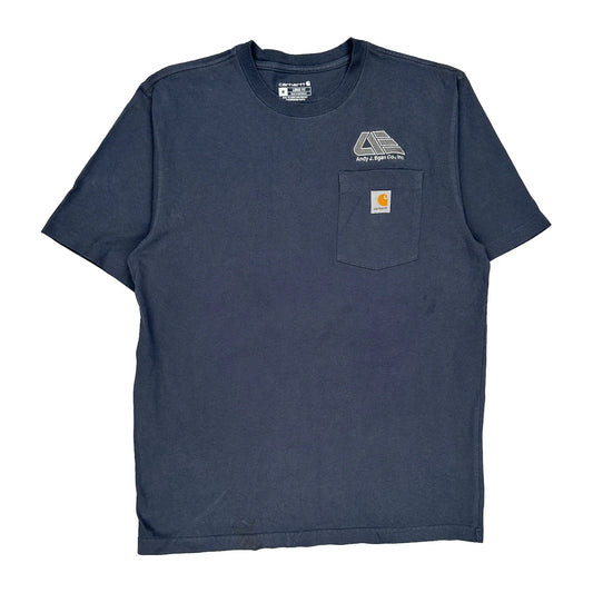 Andy J. Egan Co., Inc. Carhartt T-Shirt - Medium Blue Cotton