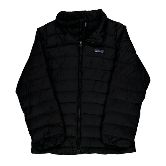 Age 10 Patagonia Puffer - Medium Black Polyester