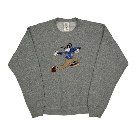 Disney Sweatshirt - Large Grey Cotton Blend