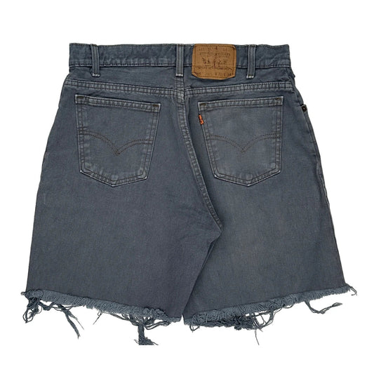 Vintage 560 Orange Tab Levis Denim Shorts - 32W 8L Grey Denim