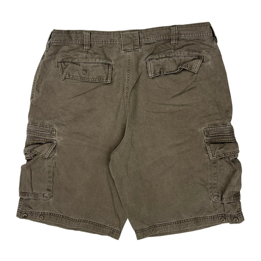 Lee Cargo Shorts - 36W 11L Brown Cotton