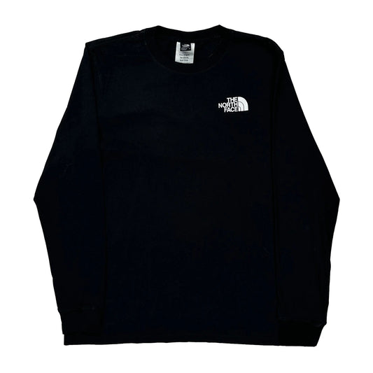The North Face Long Sleeve T-Shirt - XL Black Cotton