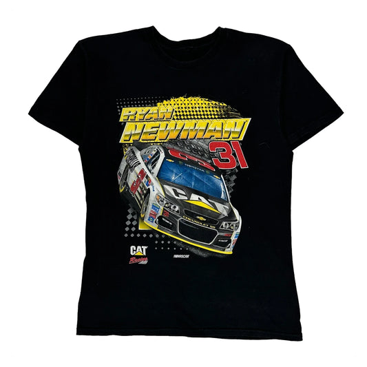 Ryan Newman Nascar T-Shirt - Medium Black Cotton