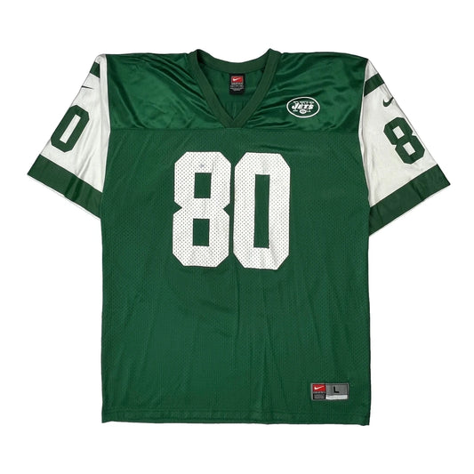 New York Jets Nike Football Jersey - Large Green Polyester