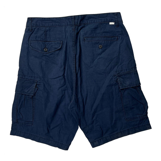 Sonoma Cargo Shorts - 34W 10L Blue Cotton