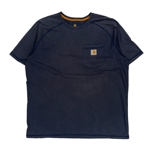 Carhartt T-Shirt - XL Blue Cotton