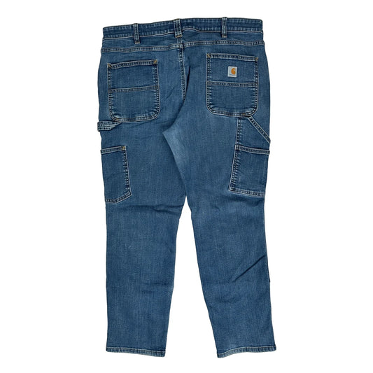 Vintage Carhartt Double Knee Carpenter Jeans - 34W 29L Blue Denim