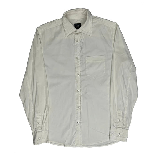 Armani Exchange Shirt - Small White Cotton