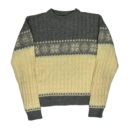 Steep Slopes Christmas Jumper - XL Cream Acrylic