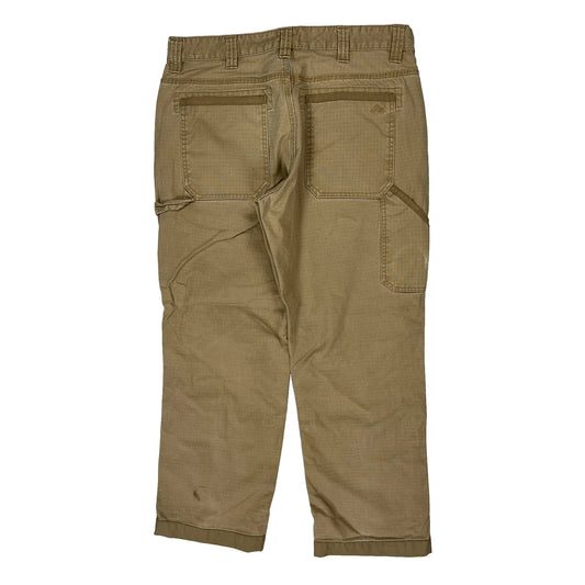 Ridgecut Cargo Trousers - 36W 27L Khaki Cotton