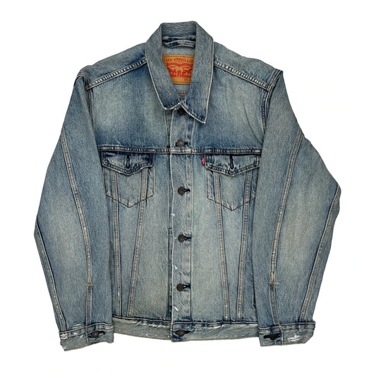 Levis Denim Jacket - Large Light Wash Denim