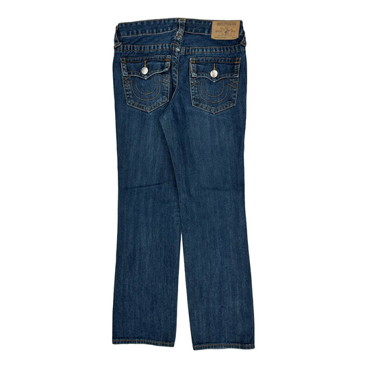 True Religion Boot Cut Jeans - 28W UK 6 Blue Denim