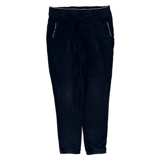 Armani Exchange Joggers - Small Navy Cotton Blend