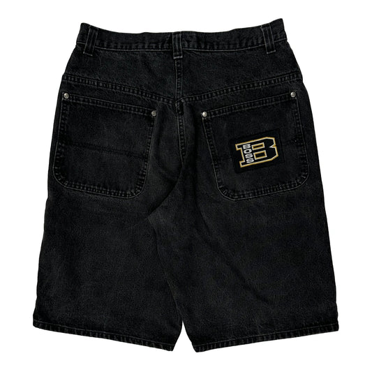 Boss Baggy Denim Shorts - 33W 14L Black Denim