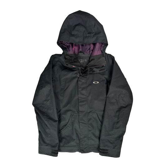 Vintage Oakley Ski Jacket - Small Black Polyester