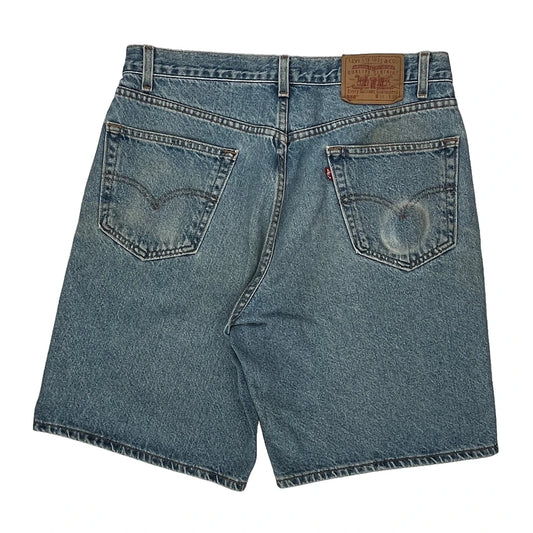 Levis Denim Shorts - 33W 9L Blue Cotton