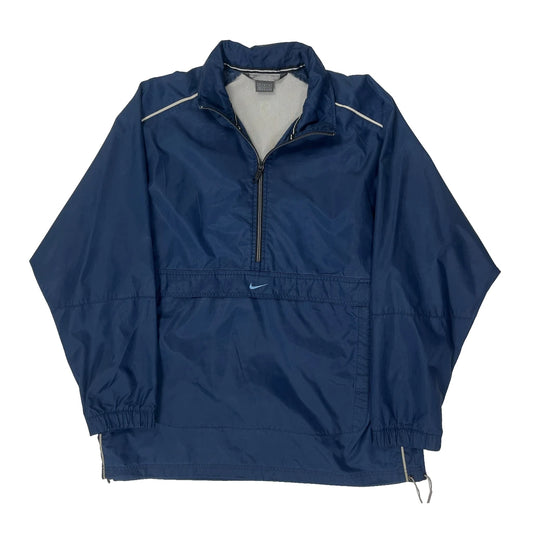 Nike Anorak - Medium Navy Nylon