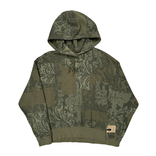 Nike Hoodie - Medium Green Cotton