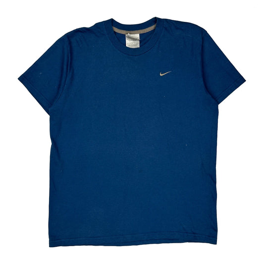 Nike T-Shirt - Small Blue Cotton