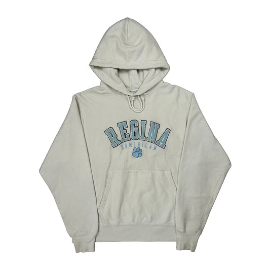 Reverse Weave Champion College Hoodie - Medium White Cotton