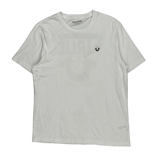 True Religion Graphic T-Shirt - XL White Cotton