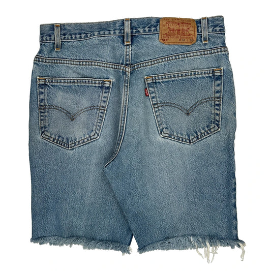 Levis Denim Shorts - 32W 9L Light Wash Denim