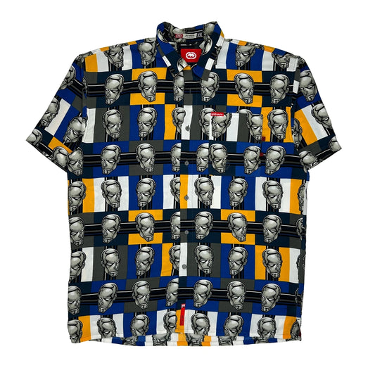 Ecko Unltd Graphic Shirt - 2XL Multicoloured Polyester
