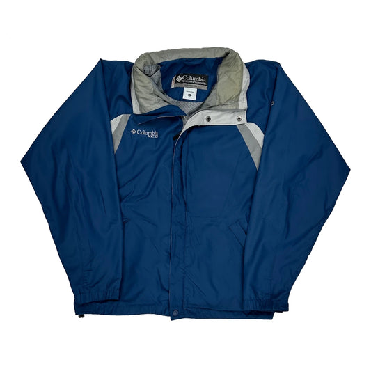 Columbia Windbreaker - Medium Blue Polyester