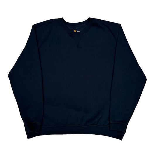 Original Fit Carhartt Sweatshirt - 3XL Navy Cotton
