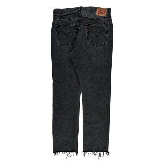 501 Levis Jeans - 32W 29L Grey Cotton